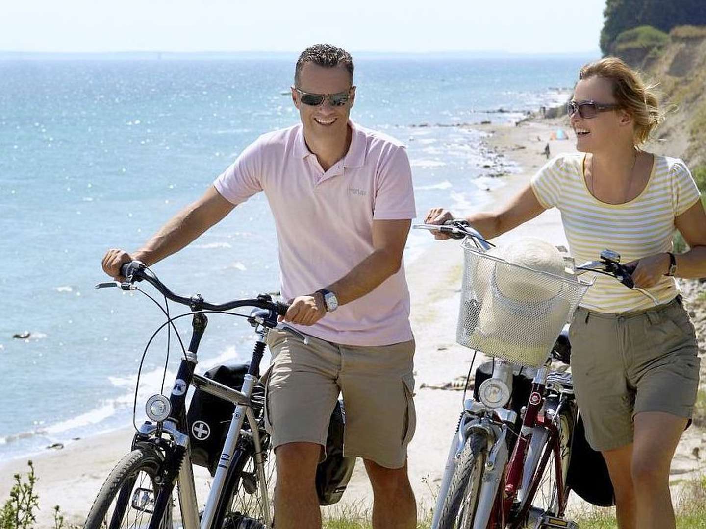 Ostsee verliebt - schnell mal raus an den Strand im Ostseebad Grömitz