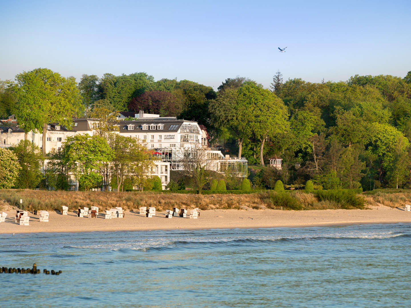 Sonntags in Heringsdorf genieße ich die klare Meerluft