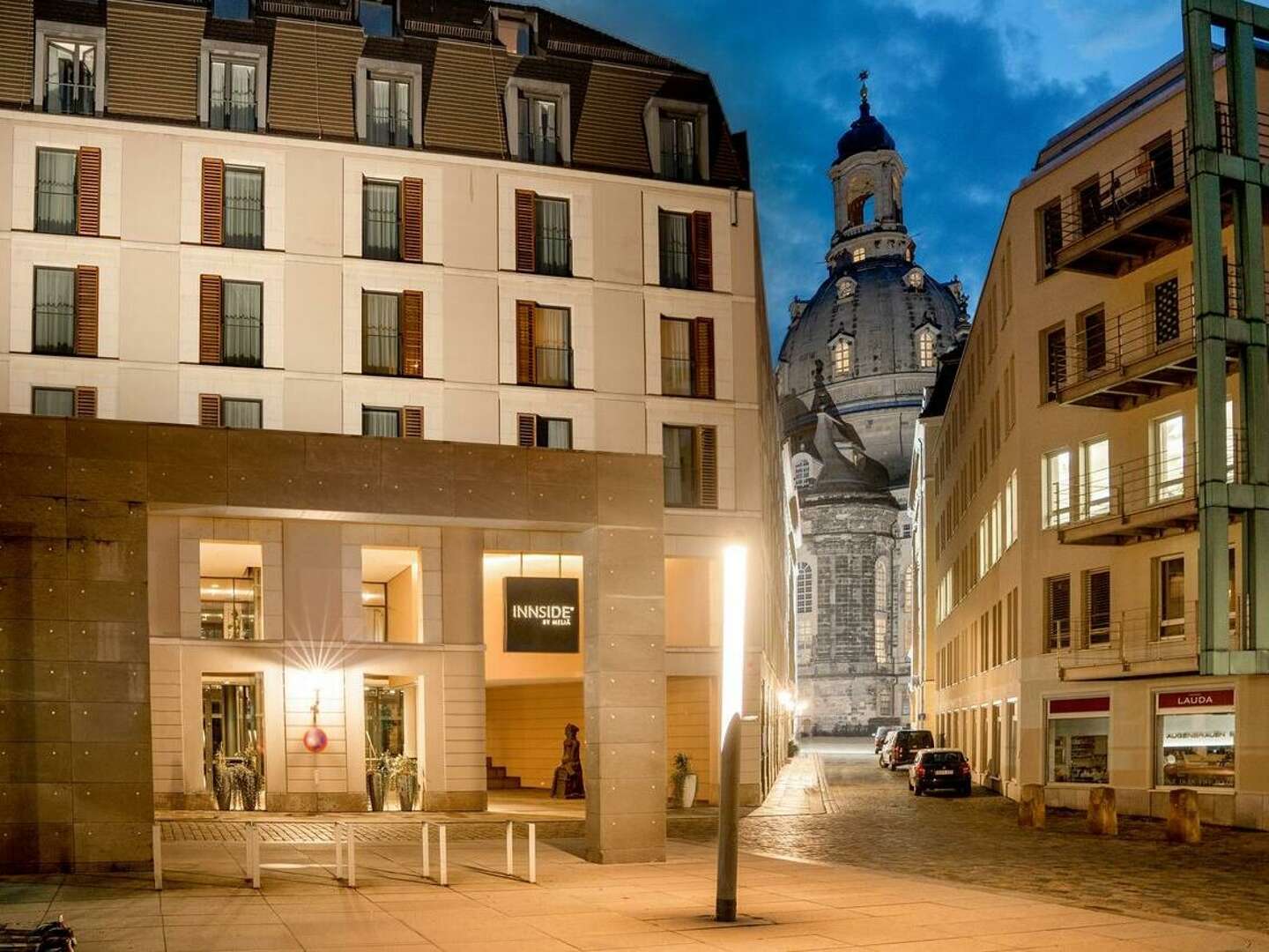 Silvestergala in Dresden neben der Frauenkirche