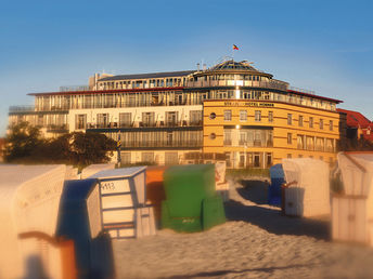 Nur Du und ich in Warnemünde, direkt am Strand