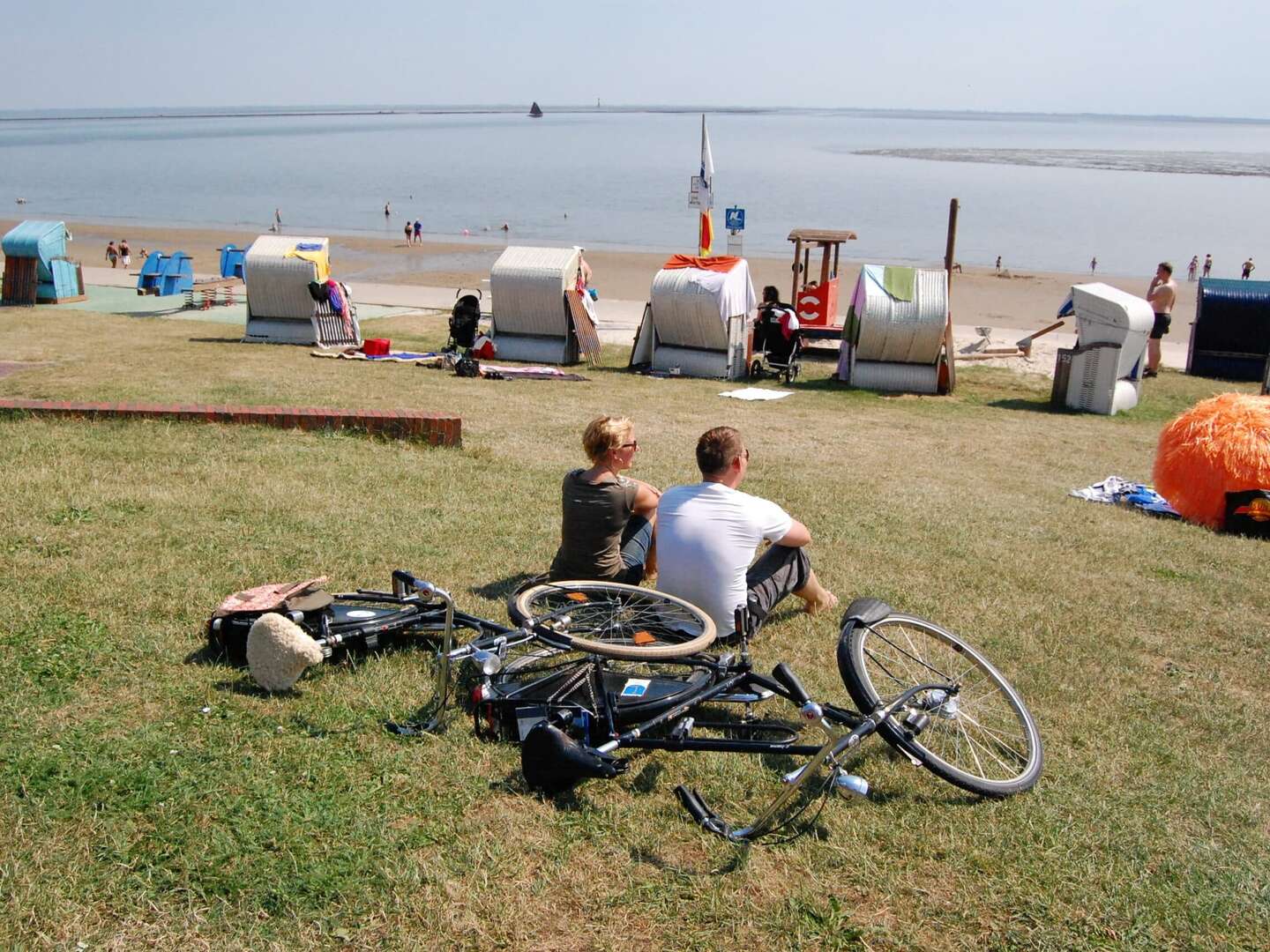 Meist mit Rückenwind unterwegs- Unweit des Wattenmeeres an der Nordsee