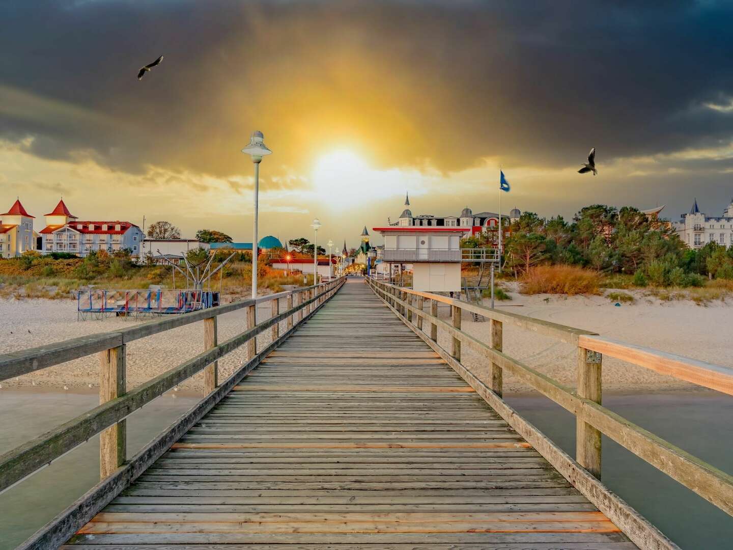 Flitterwochen mit Wellness auf Usedom / Romantik-Zeit