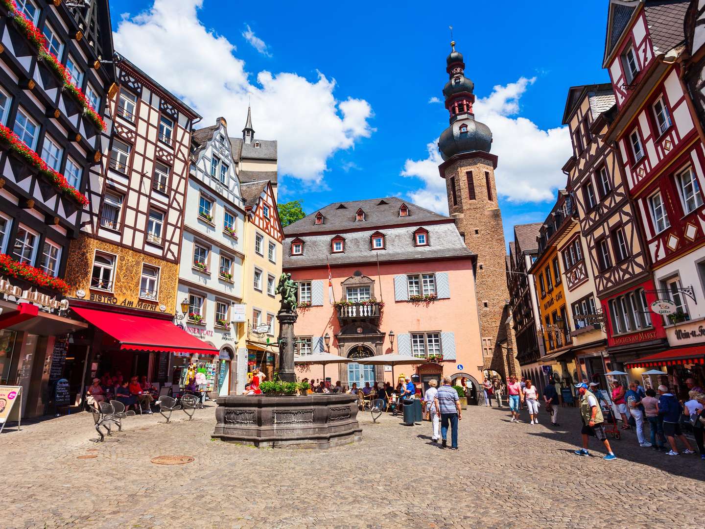 Motorradfahren an der Mosel