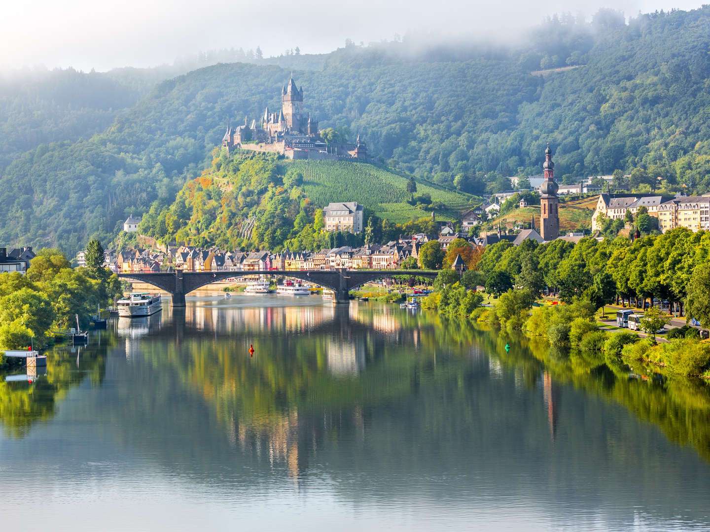 Motoradfahren an der Mosel