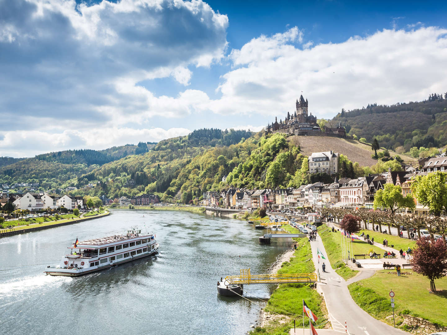 Motoradfahren an der Mosel