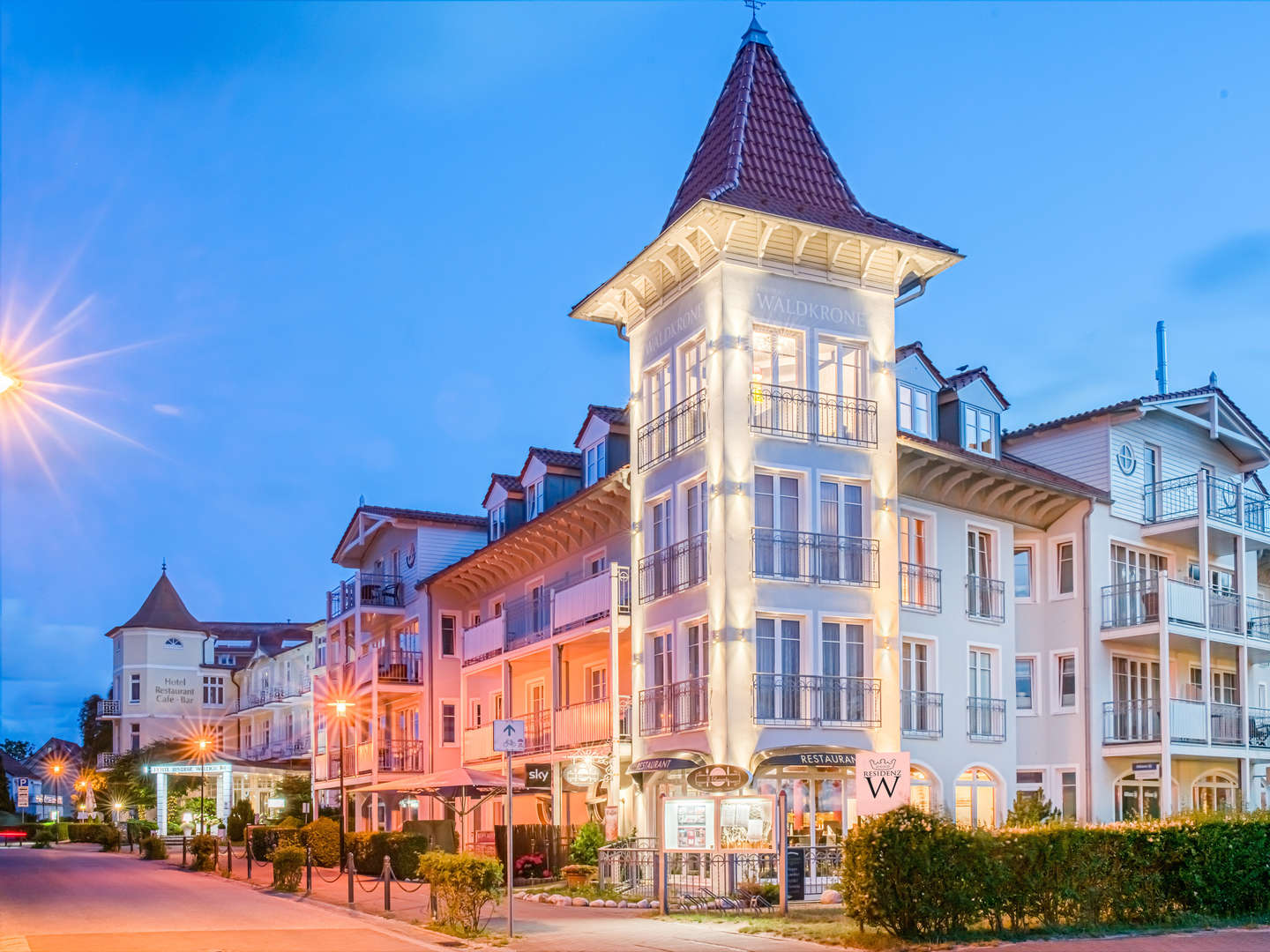 4 tolle Luxustage direkt am Ostseestrand