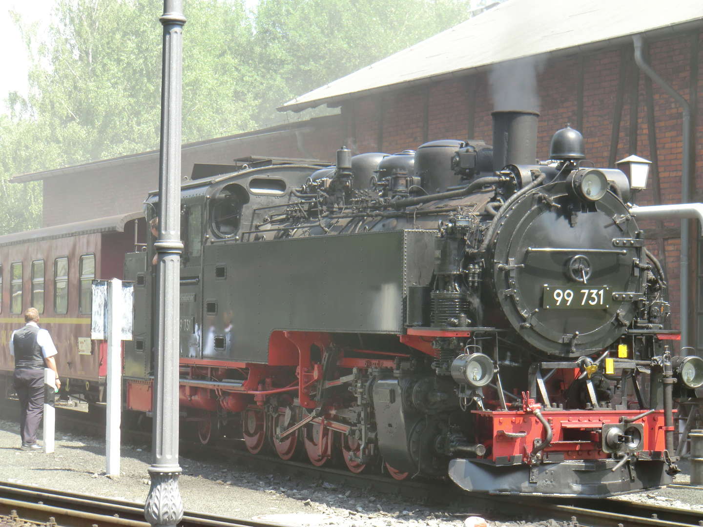 Eisenbahnromantik am Museumsbahnhof Bertsdorf