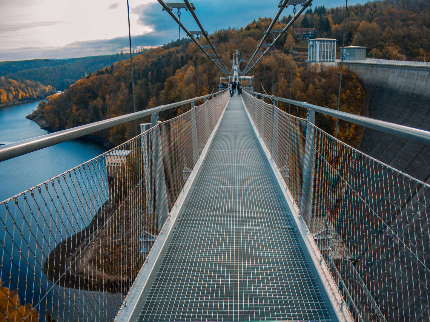 Einen Besuch ist es wert! Titan RT - die längste Hängebrücke ihrer Art an der Rappbodetalsperre 