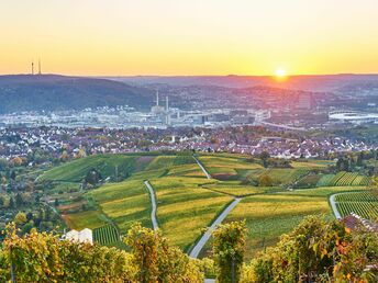 4 Tage in Weinstadt - erkunden Sie Stuttgart, Ludwigsburg und den Neckar