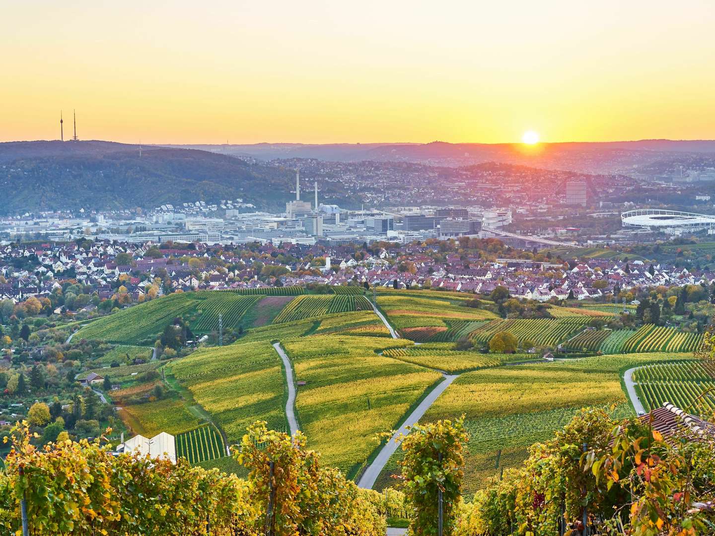 2 Tage in Weinstadt - Stuttgart, Ludwigsburg und Neckar erkunden