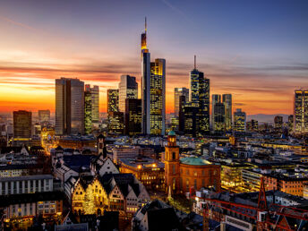 Skyline Momente in Frankfurt am Main - 2 Tage Kurztrip mit Aussicht