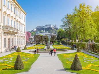 Goldener Herbst in Wals nahe Salzburg Stadt