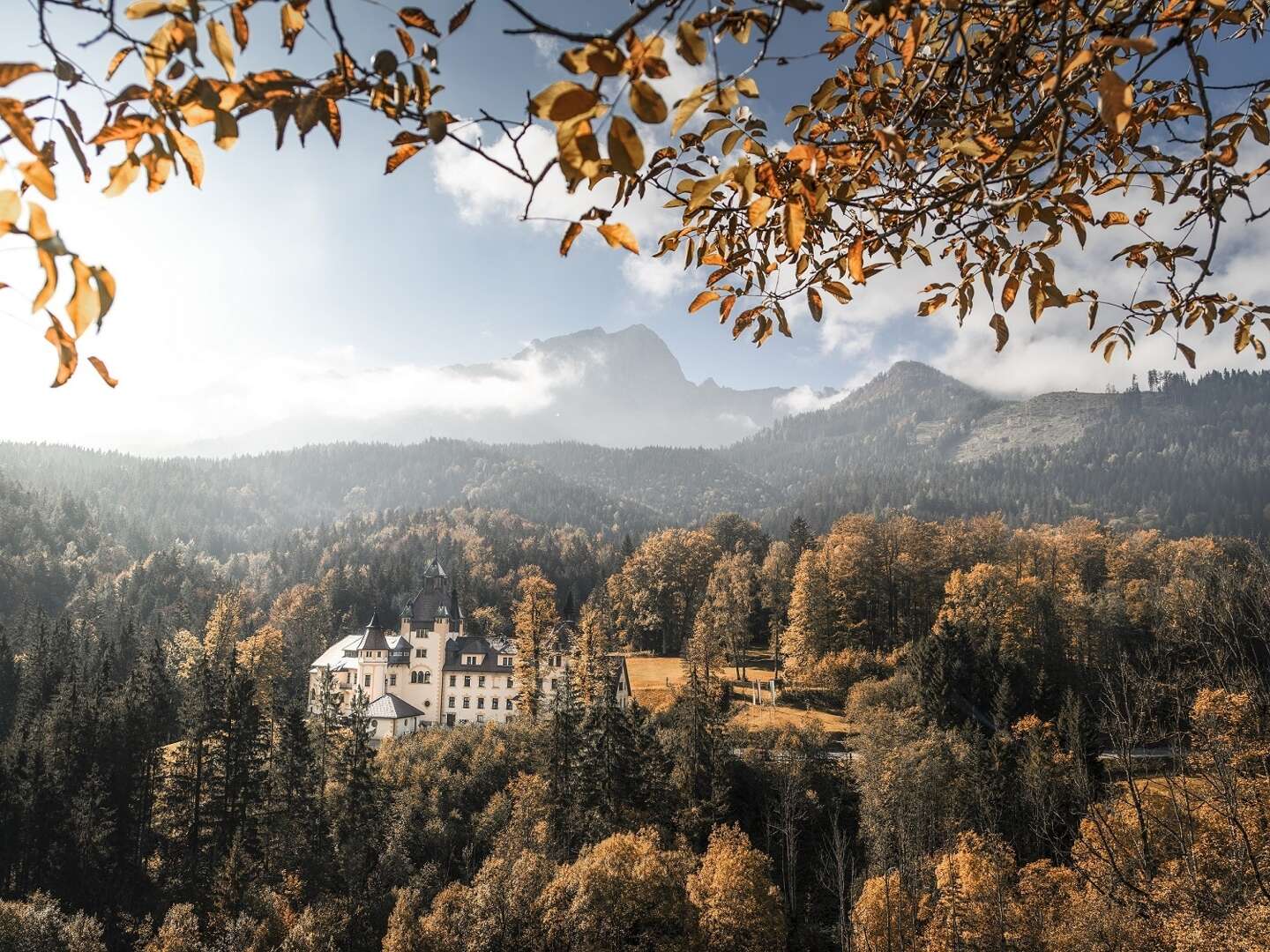 Goldener Herbst und Wildzeit im Naturhotel Schloss Kassegg inkl. Wildmenü & Eintritt Stift Admont