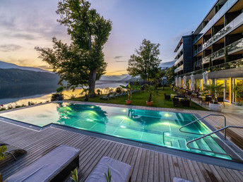 Kurzurlaub am Millstätter See mit Privatstrand & Infinitypool | 6 Nächte