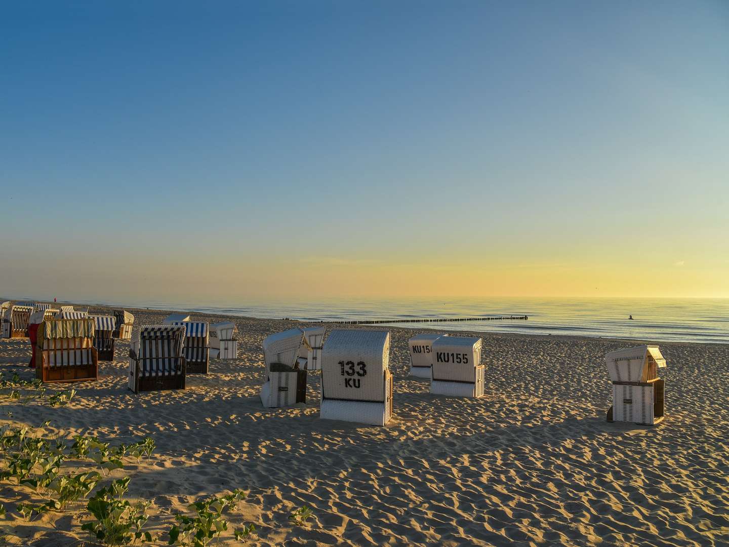 Herbstzeit am Strand von Bansin