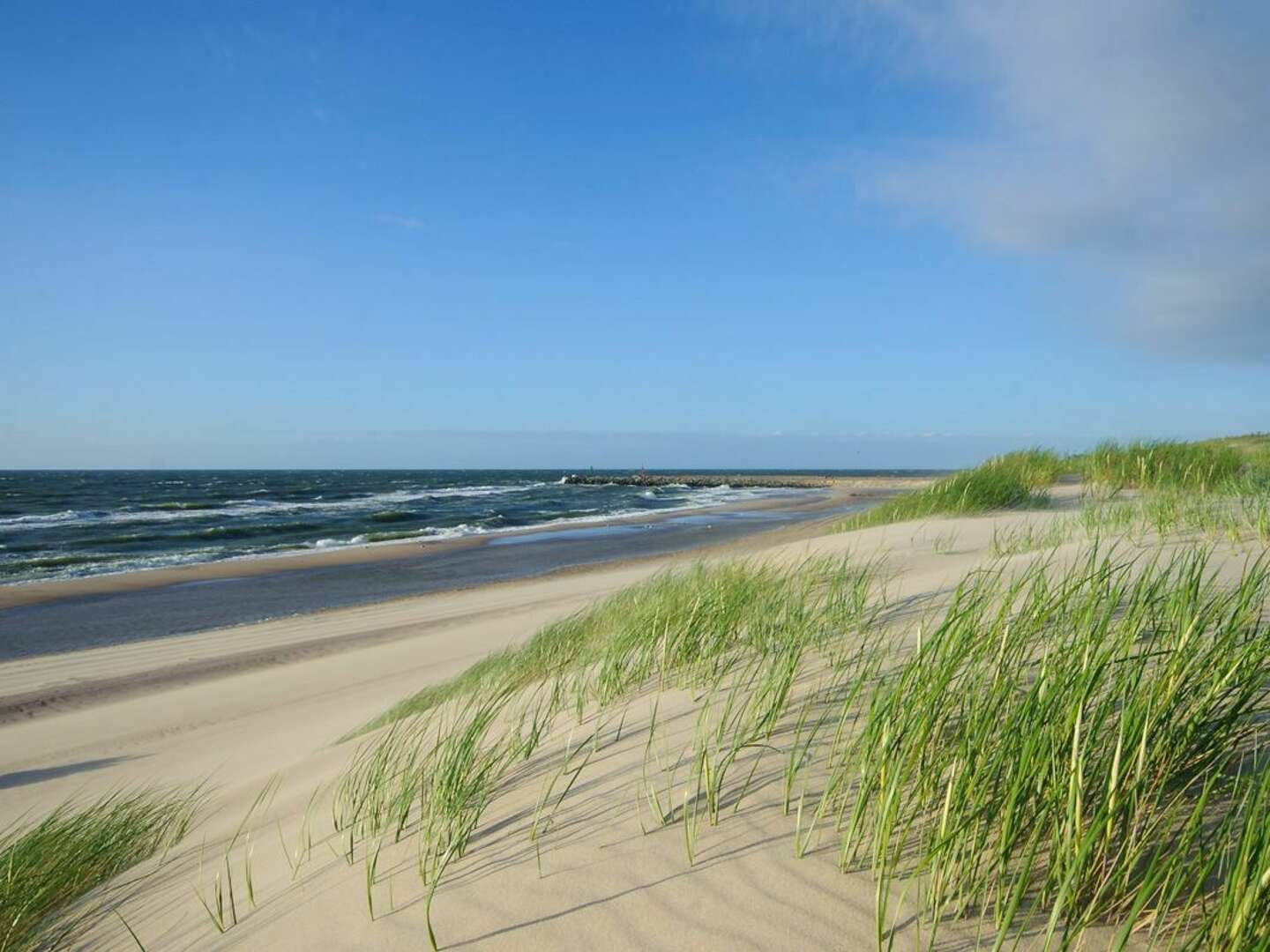 Weihnachtsarrangement nahe der polnischen Ostseeküste