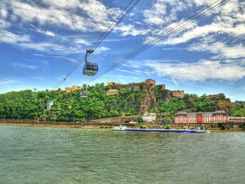 Rheinromantik in Koblenz, inkl. Schifffahrt, Seilbahn, Abendessen,  3 Tage