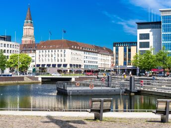 Verlängertes Stadtgeflüster am Meer in Kiel