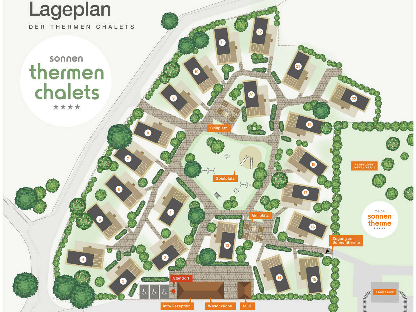 3 Tage Familienauszeit in den neu eröffneten Chalets der Sonnentherme Lutzmannsburg