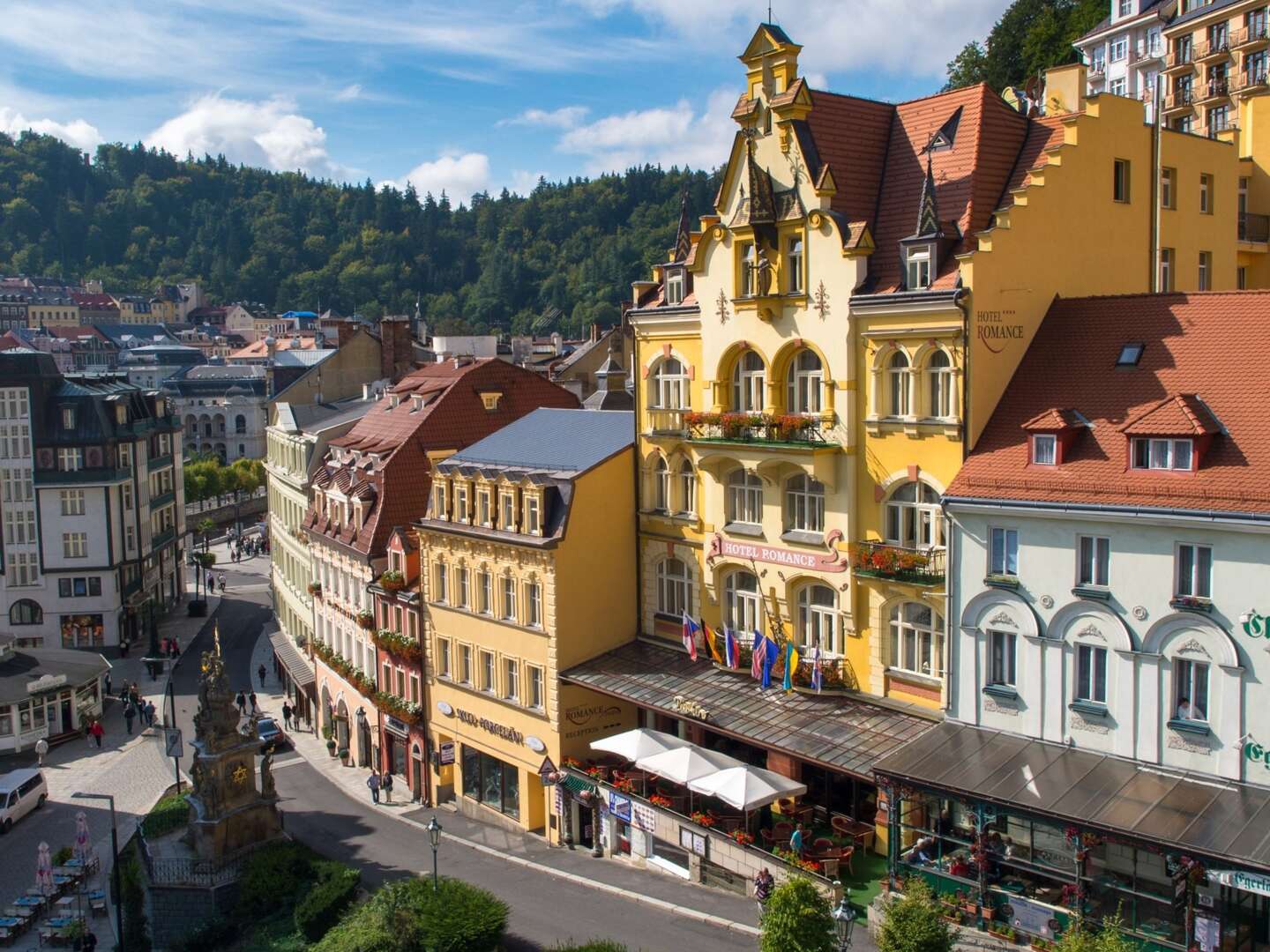 Kurzurlaub mit Frühstück im Hotel Romance in Karlsbad - 5 Tage  