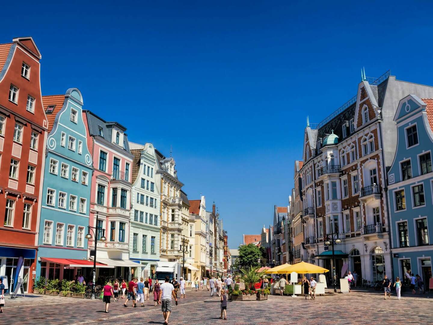 Erholungspause an der Ostsee in Rostock