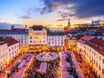 Humorvolle Adventkreuzfahrt 2024 von Wien über Bratislava, Melk & Linz | 2 Nächte