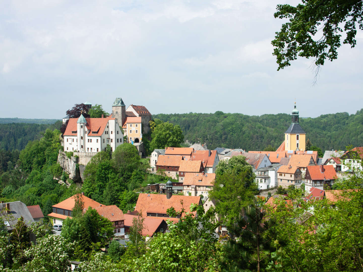 4 Winterwander-Tage auf der Burg Hohnstein in der Nähe von Dresden