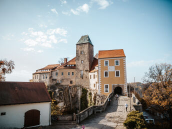 4 Winterwander-Tage auf der Burg Hohnstein in der Nähe von Dresden