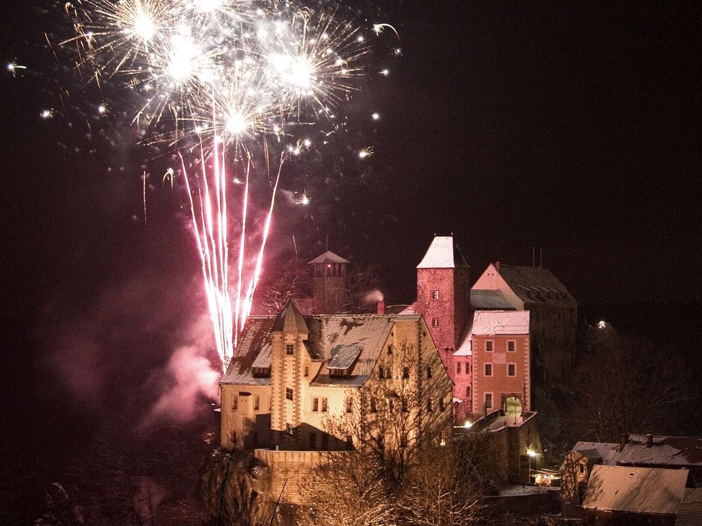 4 Winterwander-Tage auf der Burg Hohnstein in der Nähe von Dresden