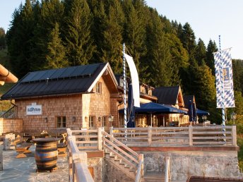 Weiß-blauer Kurzurlaub in den Alpen 